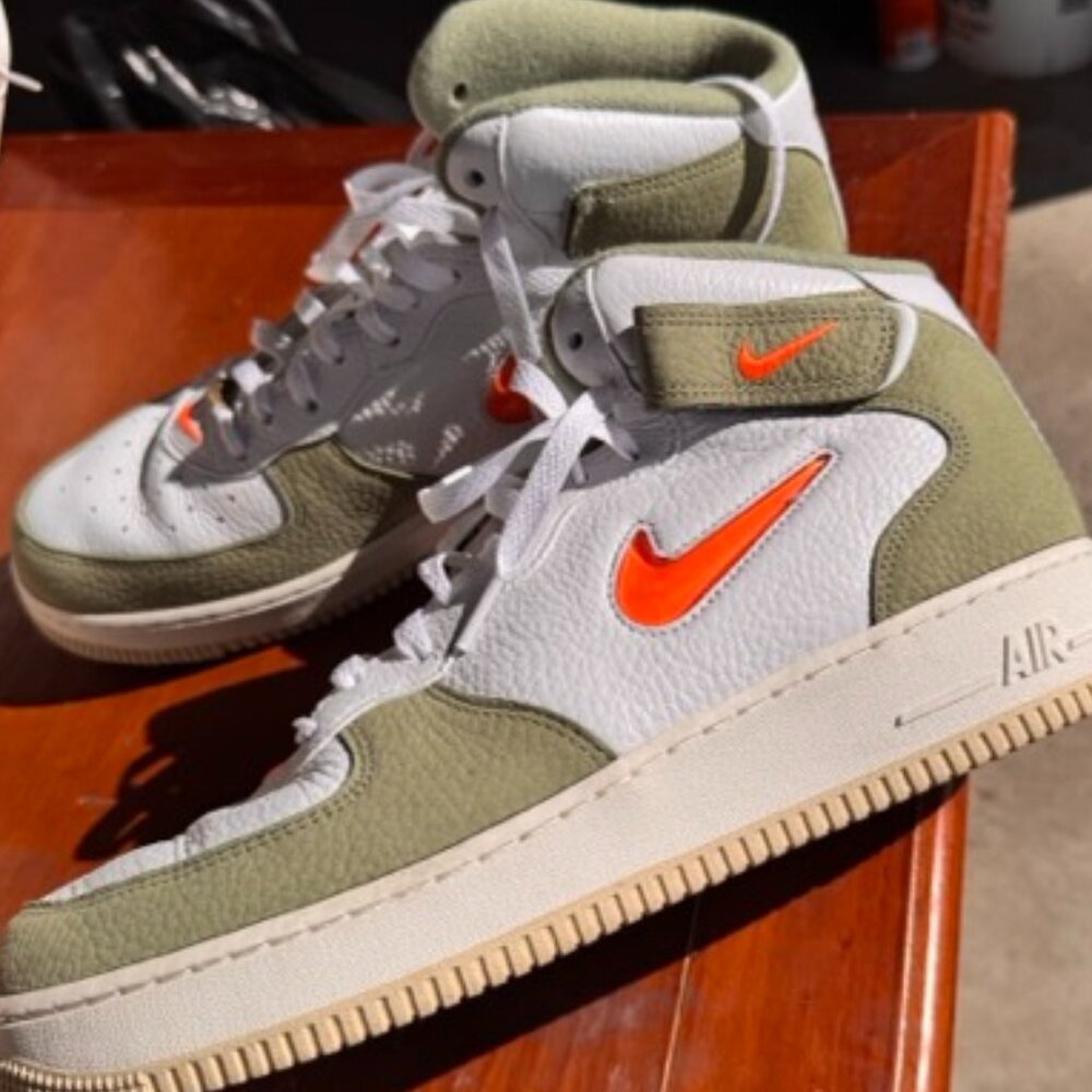 Nike Air Force 1 Mid QS - Jewel Oil Green - Mens 11